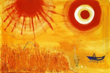 Marc Chagall dream of humanity, folk inspired visual thoughts and finding the meaning in life by doing something that doesn’t revert the gaze away from the sky and the stars